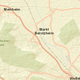 Markt Berolzheim Street Map