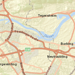 Tegernheim Street Map