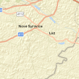 Nové Syrovice Street Map
