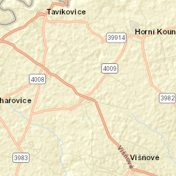 Višňové Street Map