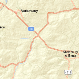Klobouky Street Map
