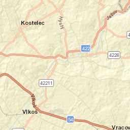 Vlkoš Street Map