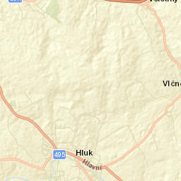 Okres Uherské Hradiště Street Map