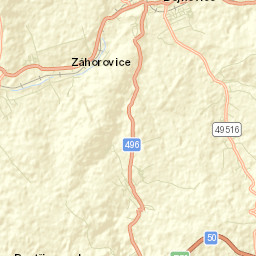Záhorovice Street Map