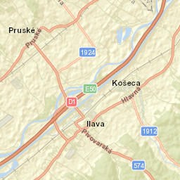 Ilava Street Map