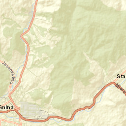 Snina Street Map
