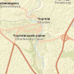 Chortkiv Street Map