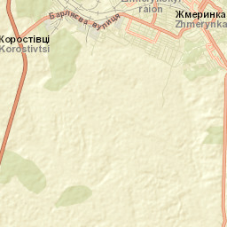 Zhmerynka Street Map