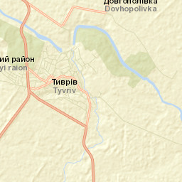 Tyvriv Street Map