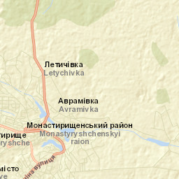 Nove-Misto Street Map