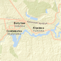 Yurkivka Street Map