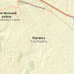 Kamianka Street Map