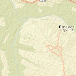 Pryvillya Street Map