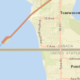 Tsawwassen Street Map