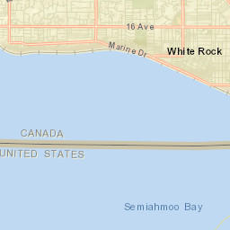 White Rock Street Map