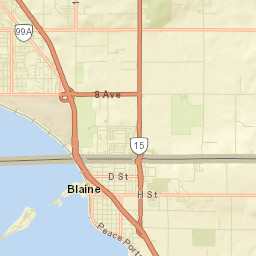 Blaine Street Map