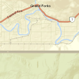 Grand Forks Street Map