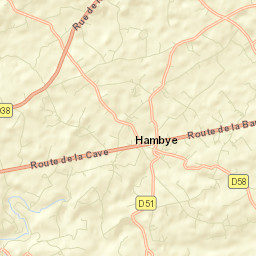 Hambye Street Map