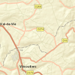 Vimoutiers Street Map