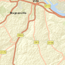 Magnanville Street Map