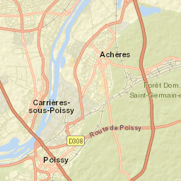 Poissy Street Map