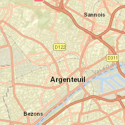Argenteuil Street Map