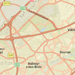 Le Blanc-Mesnil Street Map