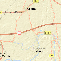 Charny Street Map