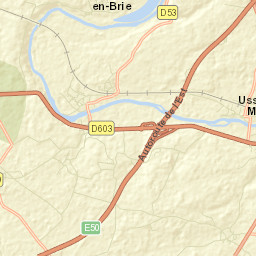 Armentières-en-Brie Street Map