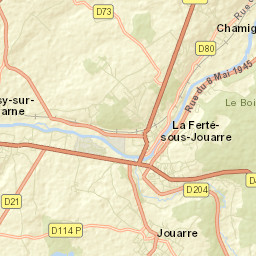 Jouarre Street Map
