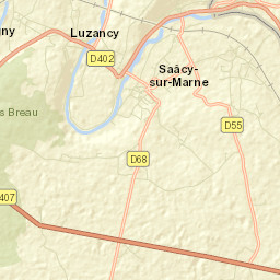 Saâcy-sur-Marne Street Map