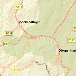 Diemeringen Street Map