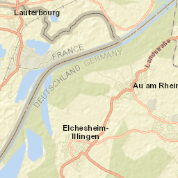 Au am Rhein Street Map