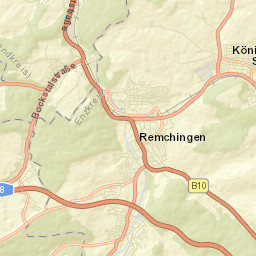 Königsbach-Stein Street Map