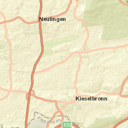 Kieselbronn Street Map