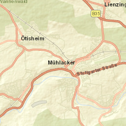 Mühlacker Street Map