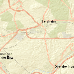 Sersheim Street Map