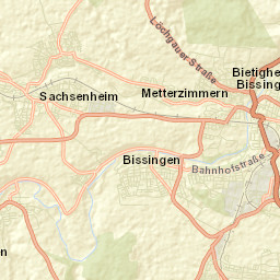 Sachsenheim Street Map