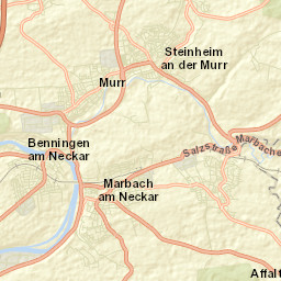 Erdmannhausen Street Map