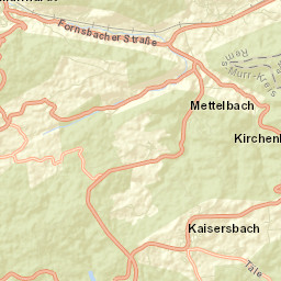 Kaisersbach Street Map
