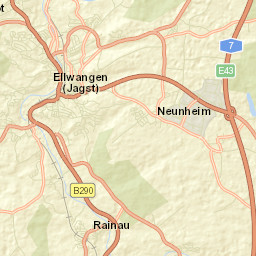 Ellwangen Street Map