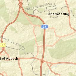 Bad Abbach Street Map