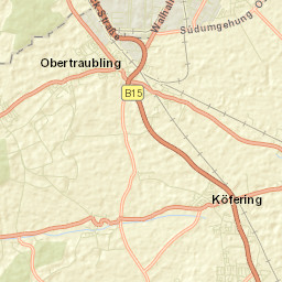 Obertraubling Street Map