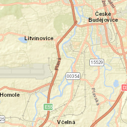 Litvínovice Street Map