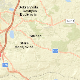 Srubec Street Map