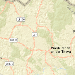 Waldkirchen an der Thaya Street Map