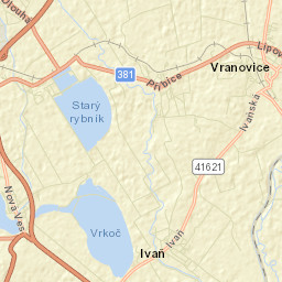 Vranovice Street Map