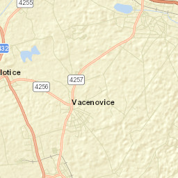 Vacenovice Street Map