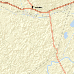 Bzenec Street Map