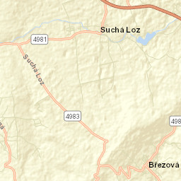 Suchá Loz Street Map